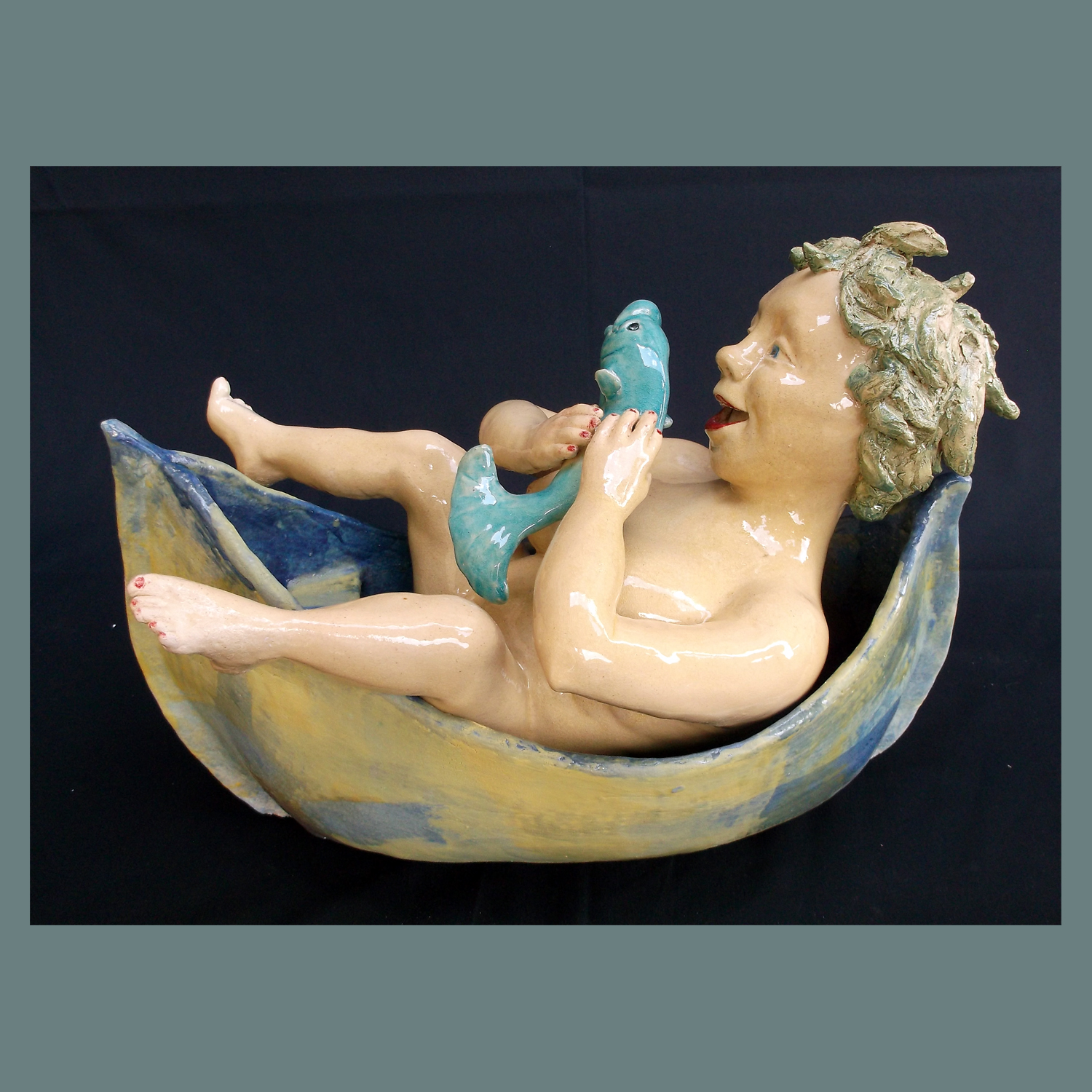 Nude in Boat